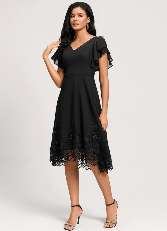 Robe de Soirée Chic Dentelle - gallery 1