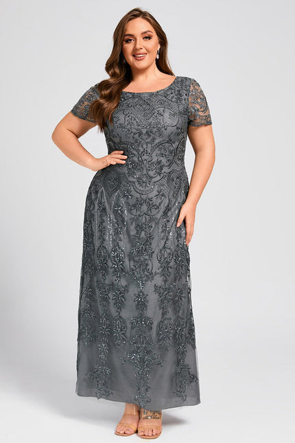 Robe de Soirée Gris Étoilé - gallery 9