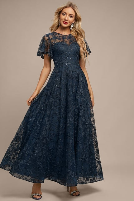 Robe de Soirée Étoile Sombre
