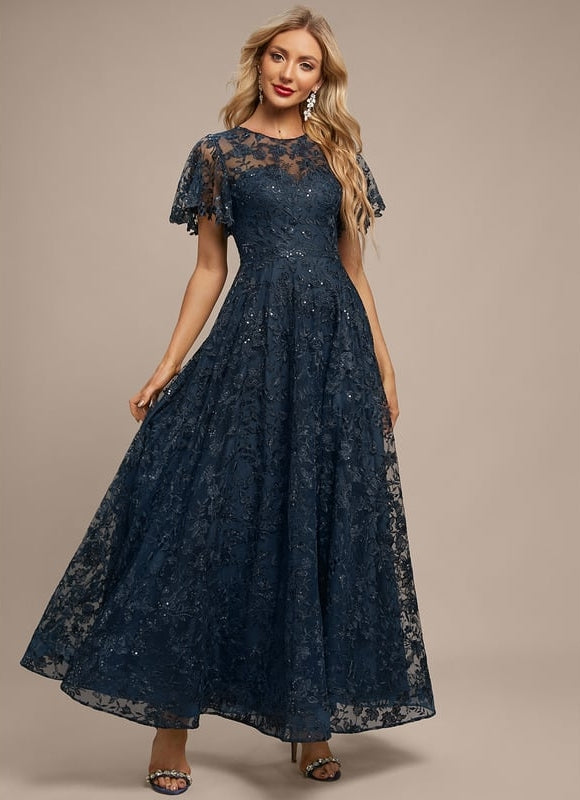 Robe de Soirée Étoile Sombre