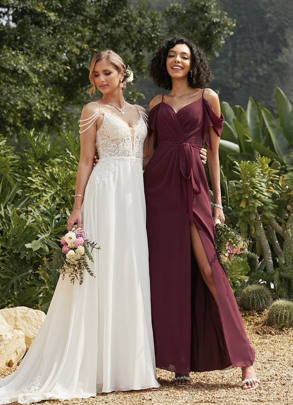 Robe de Soirée Élégance Vigne Pourpre - gallery 6