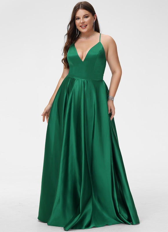 Robe de Soirée Satin Éclairée - gallery 5