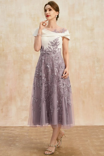 Robe de Soirée Lavande Élégante - gallery 3