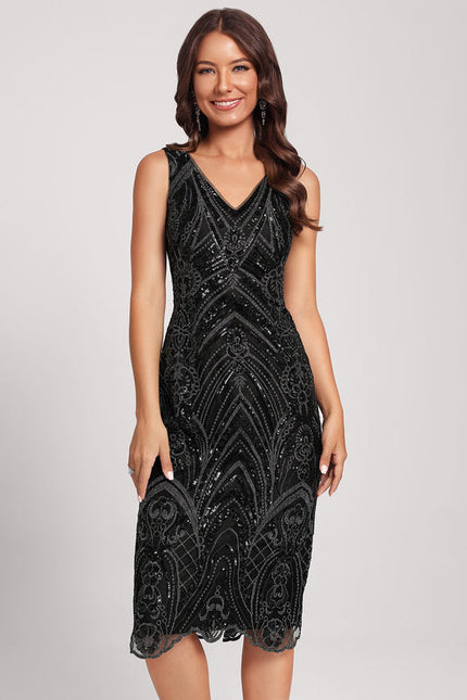 Robe De Soirée Noire Moulante - gallery 3
