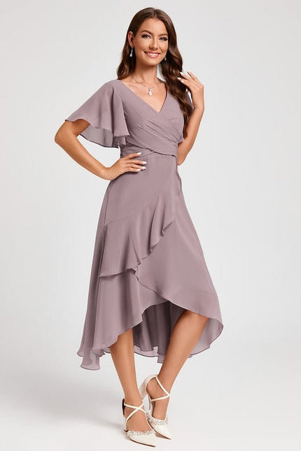 Robe De Soirée Rose Poudrée - gallery 7