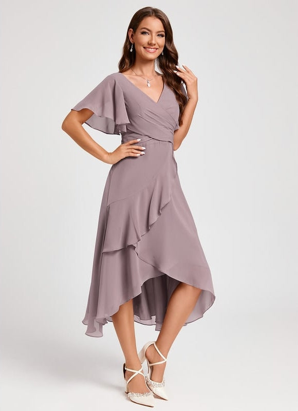 Robe De Soirée Rose Poudrée - gallery 7
