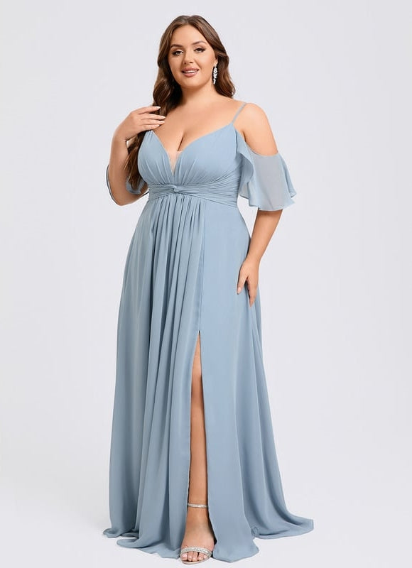 Robe de Soirée Légère Ciel - gallery 6