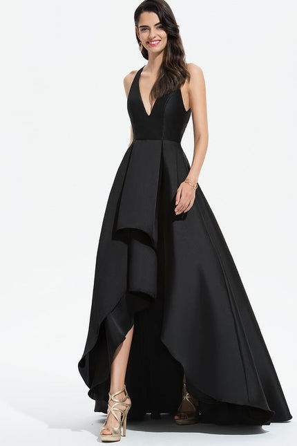 Robe Bustier Noire Longue De Soirée - gallery 3