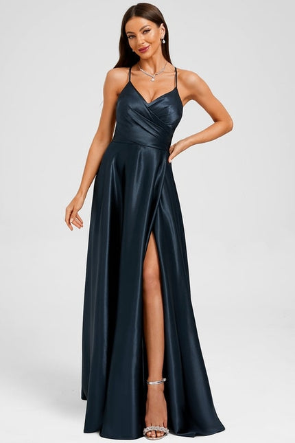 Robe de Soirée Bleue Élégante - gallery 2