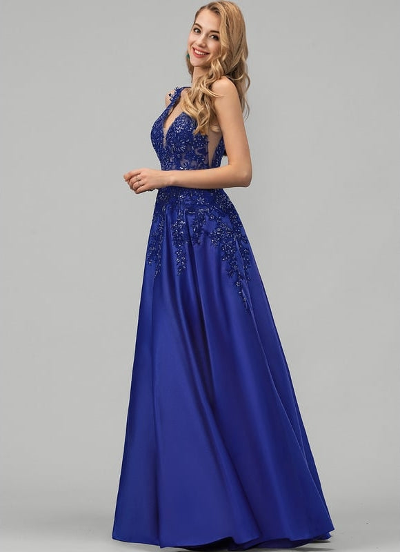 Robe de Soirée Saphir Enchanté - gallery 1