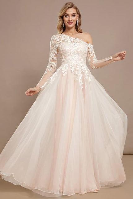 Robe de Soirée Évanescente Rose - gallery 1