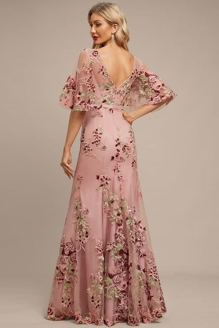Robe de Soirée Florale Couture - gallery 4