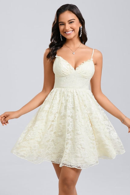 Robe de Soirée Dentelle Éclatante - gallery 1