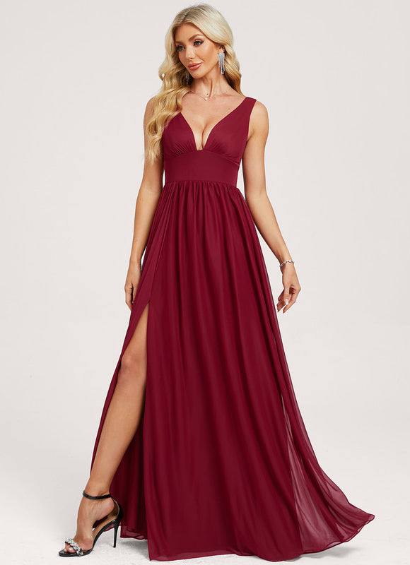 Robe de Soirée Vaporeuse Classique - gallery 2