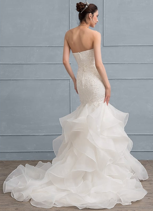 Robe De Soirée Blanche Moulante - gallery 1