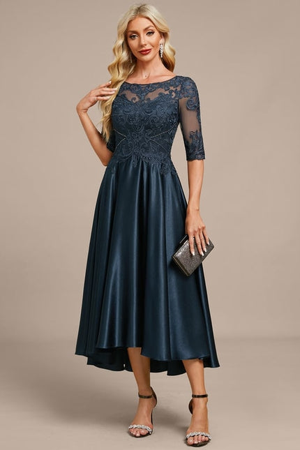 Robe de Soirée Drapé Éclatant - gallery 2