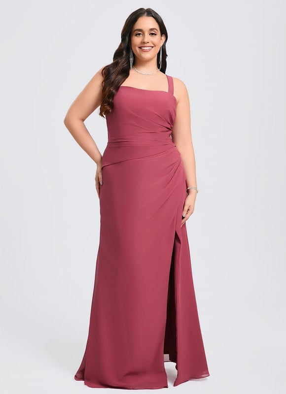 Robe de Soirée Mosaique Satinée - gallery 9