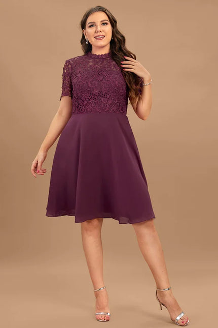 Robe de Soirée Aérienne Bordeaux - gallery 9
