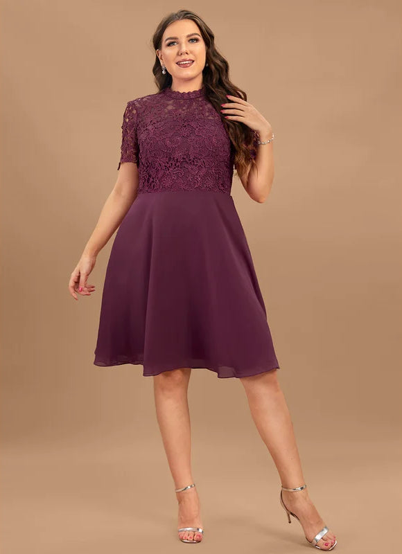 Robe de Soirée Aérienne Bordeaux - gallery 9