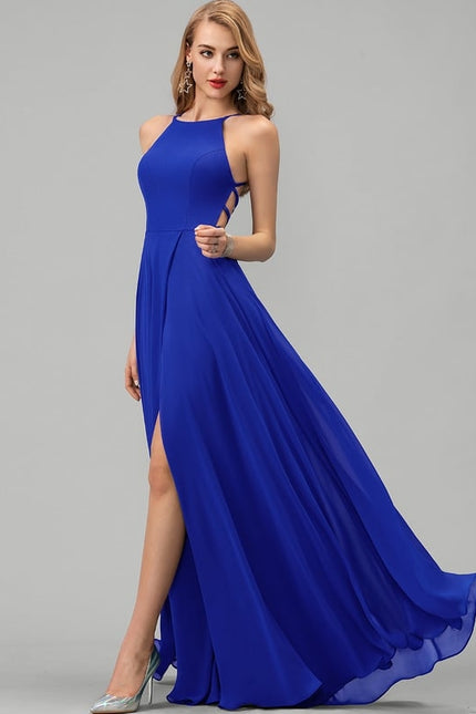Robe de Soirée Bleu Serein