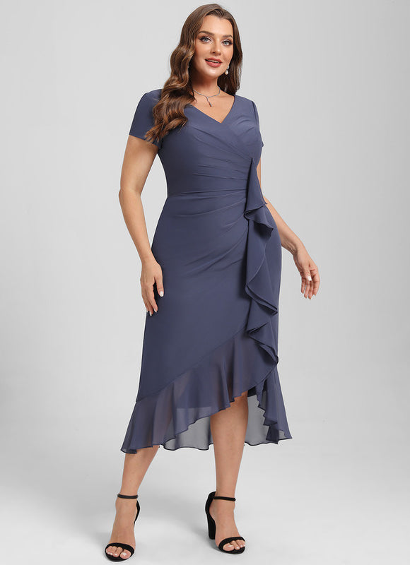 Robe de Soirée Chic Asymétrique - gallery 7
