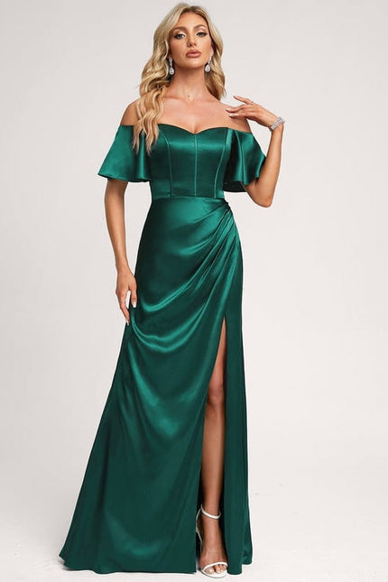 Robe De Soirée Col Bardot