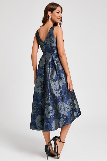 Robe de Soirée Fleurie Nuit - gallery 5