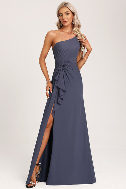 Robe de Soirée Asymétrique Fluide - gallery 4