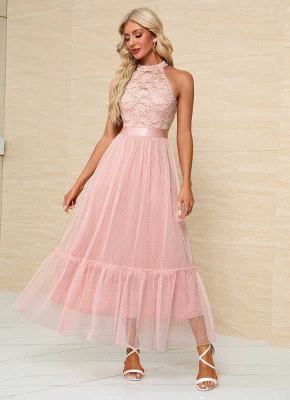Robe de Soirée Douceur Poudrée