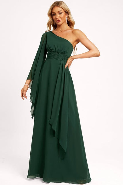 Robe de Soirée Asymétrique Fluide - gallery 1