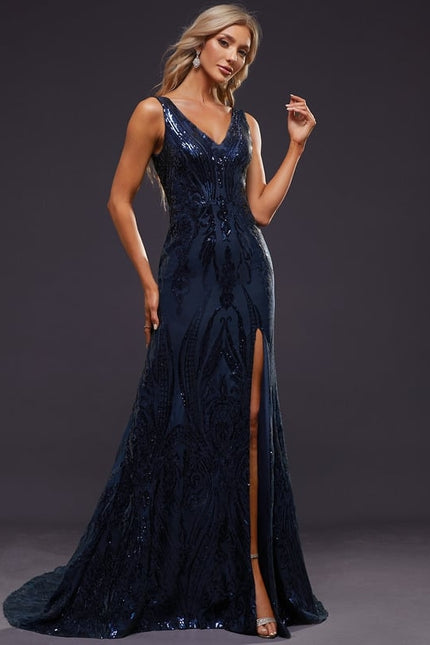 Robe de Soirée Éclat Marine Couture - gallery 6