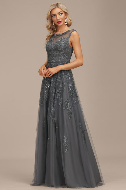 Robe de Soirée Élégance Argentée - gallery 4