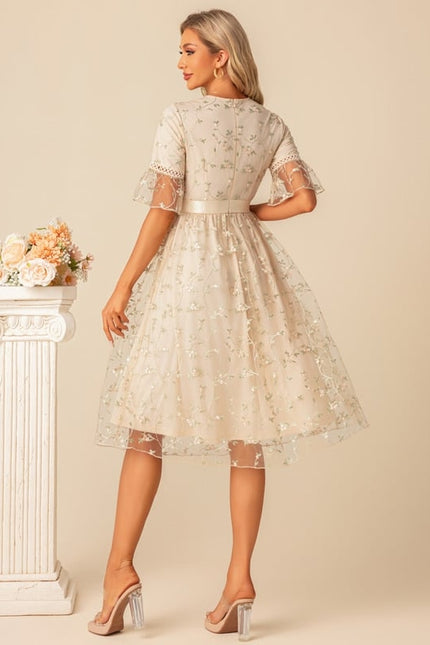 Robe de Soirée Fleurie Éthérée - gallery 3
