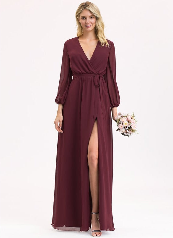 Robe de Soirée Élégance Bordeaux - gallery 4