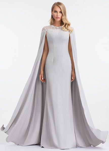 Robe de Soirée Grise Élégance