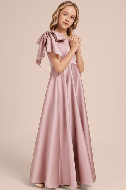 Robe de Soirée Rose Satiné Douce - gallery 6