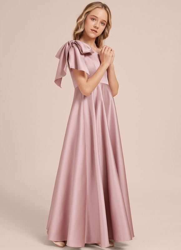 Robe de Soirée Rose Satiné Douce - gallery 6