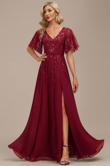 Robe de Soirée Élégance Marine
