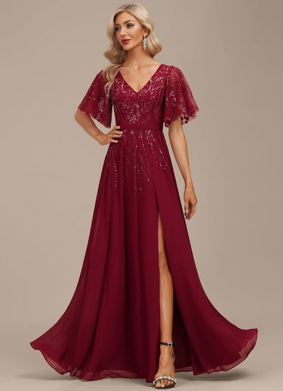 Robe de Soirée Élégance Marine