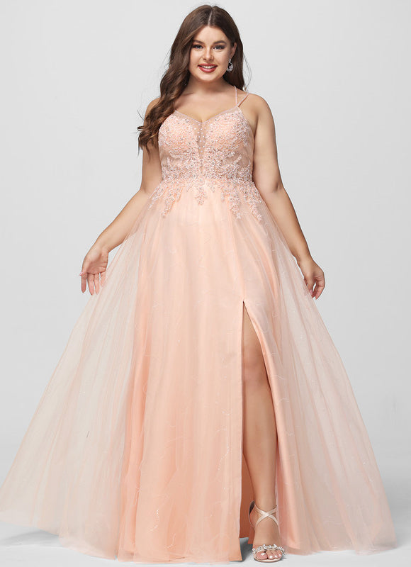 Robe de Soirée Éclat Poudré - gallery 5