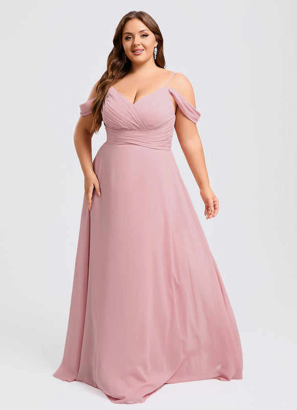 Robe de Soirée Écrue Flottante - gallery 7
