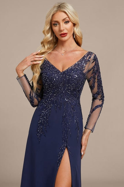 Robe de Soirée Nuit Étoilée - gallery 1