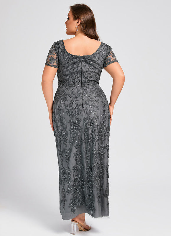 Robe de Soirée Gris Étoilé - gallery 7