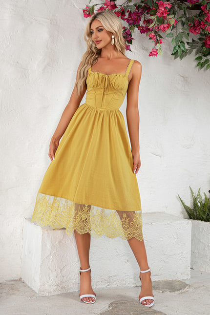 Robe de Soirée Jaune Éclatante - gallery 5