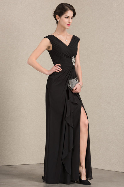 Robe de Soirée Élégance Sombre Éclat - gallery 3