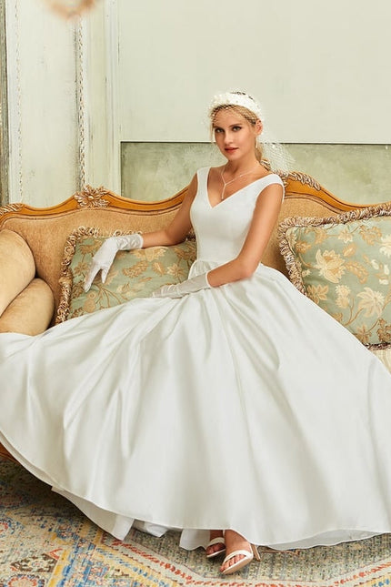 Robe de Soirée Satin Éclair Divresse - gallery 4