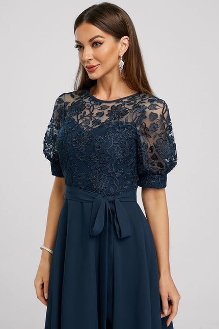 Robe de Soirée Émeraude Fluidité - gallery 4