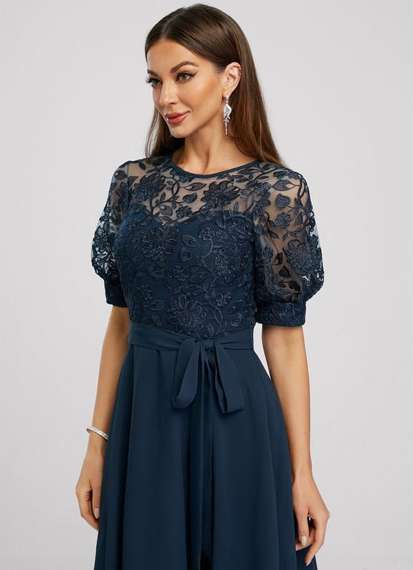 Robe de Soirée Émeraude Fluidité - gallery 4