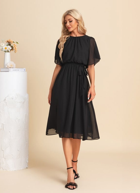 Robe de Soirée Noire Légère - gallery 5