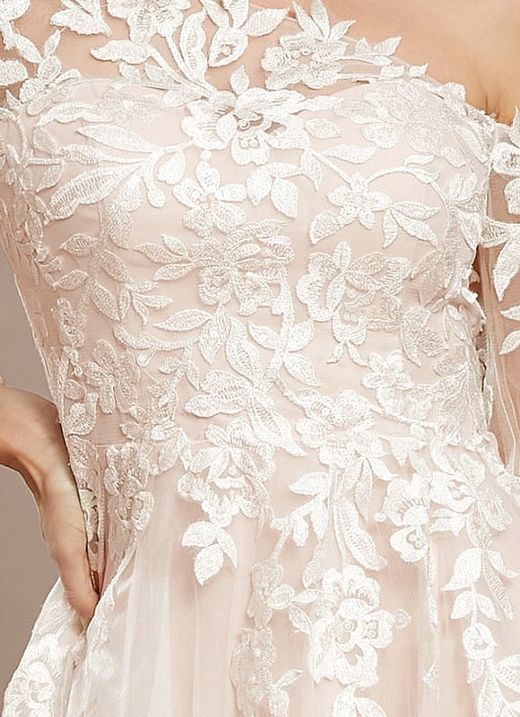 Robe de Soirée Évanescente Rose - gallery 7